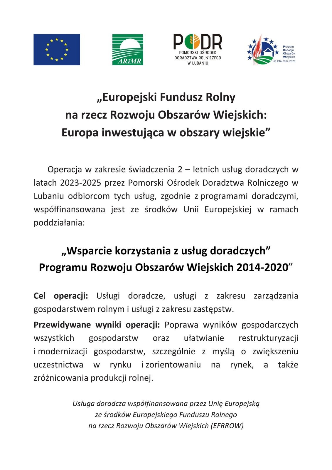 Informacja o projekcie