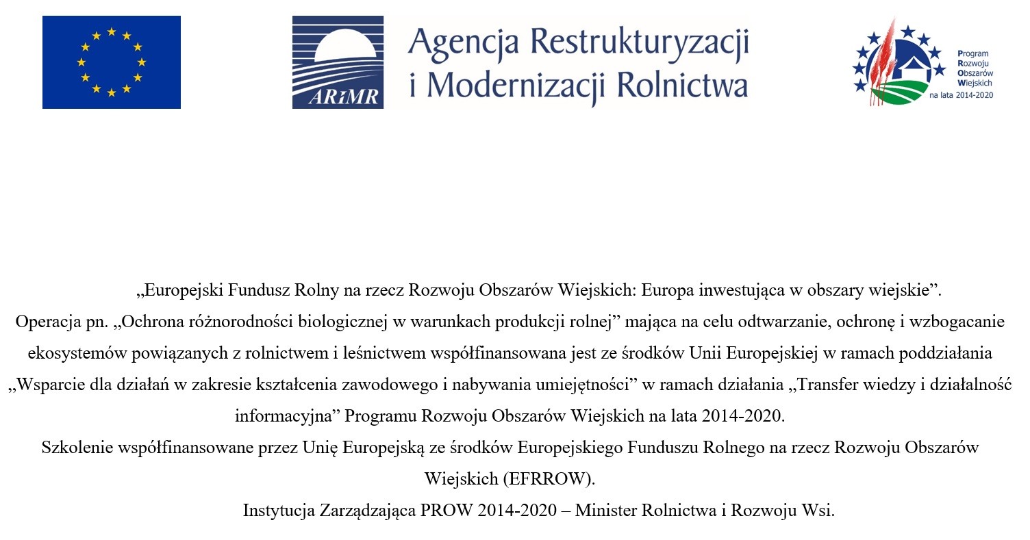 Plakat informacyjny na temat realizacji projektu