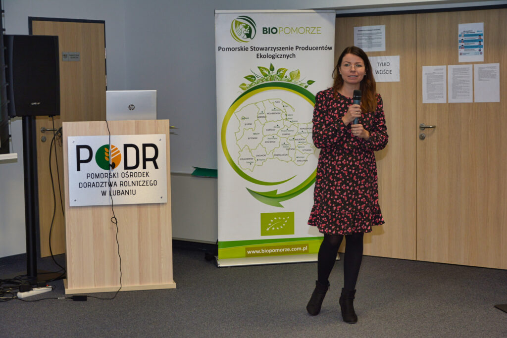 Agnieszka Jereczek, sp. ds. rolnictwa ekologicznego PODR w Lubaniu