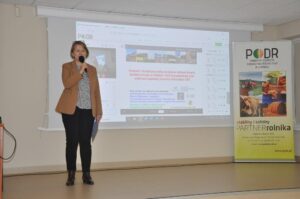 Przywitanie uczestników i otwarcie konferencji – z-ca Dyrektora PODR P. Ewa Szymańska