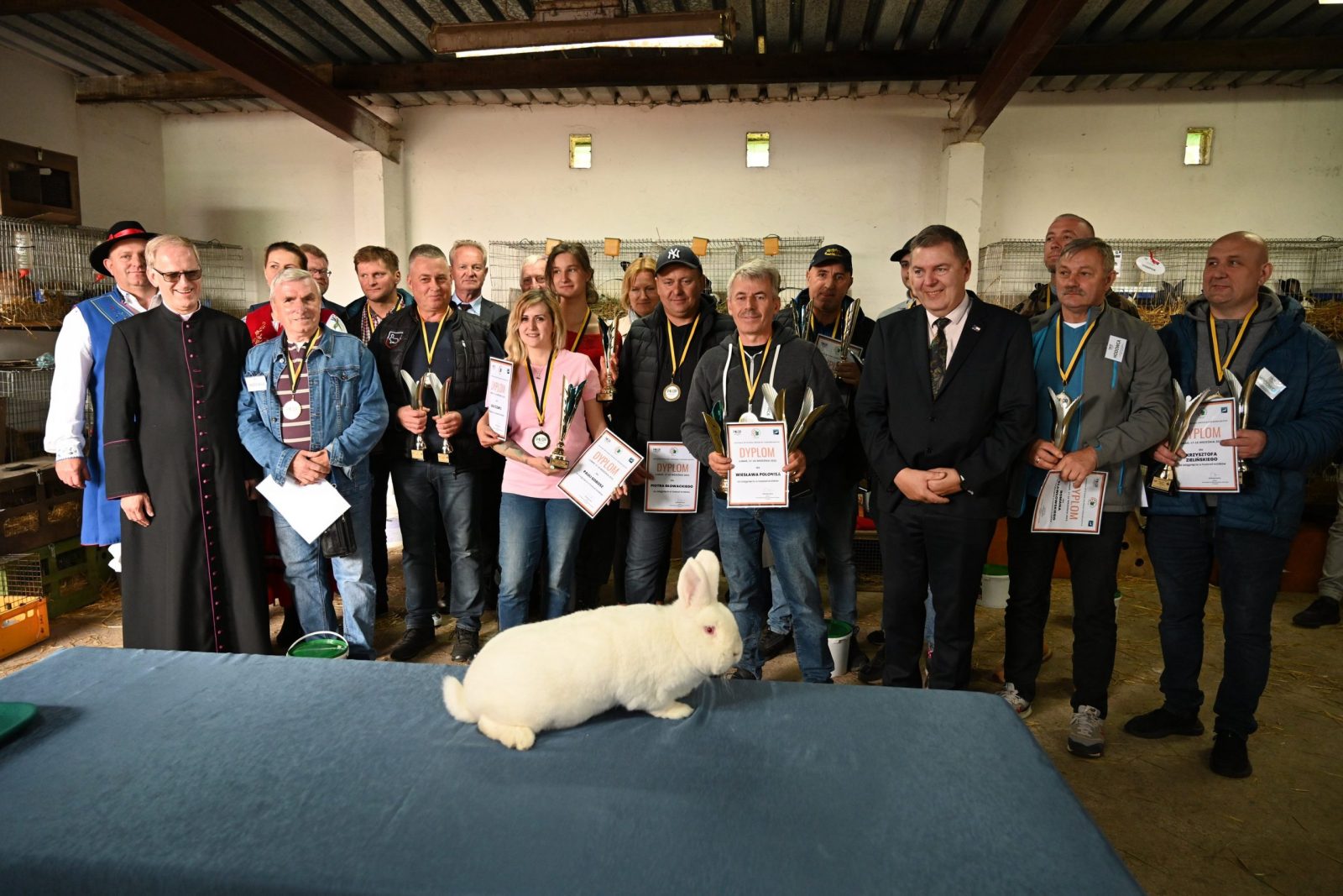 Laureaci wystawy królików