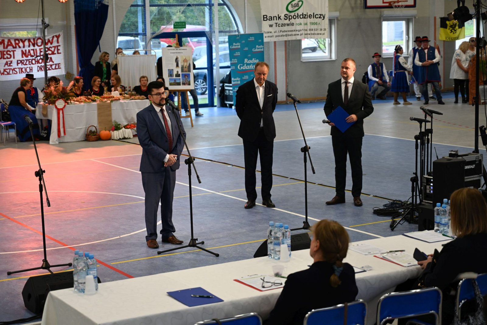 Marszałek Województwa Pomorskiego Mieczysław Struk oraz Dyrektor Biura Wojewody Tomasz Gieszcz