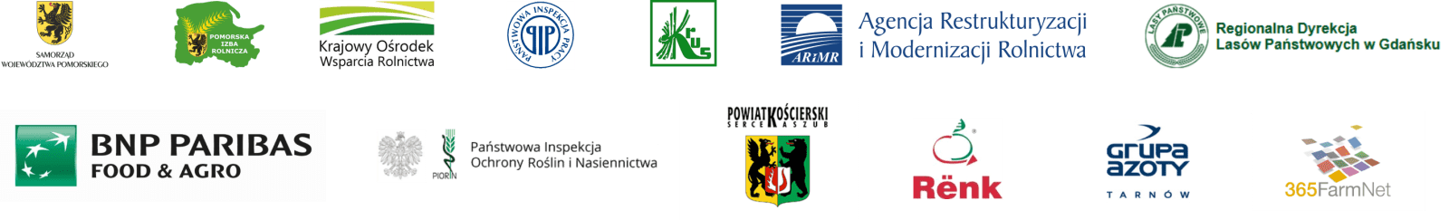 Logotypy sponsorów