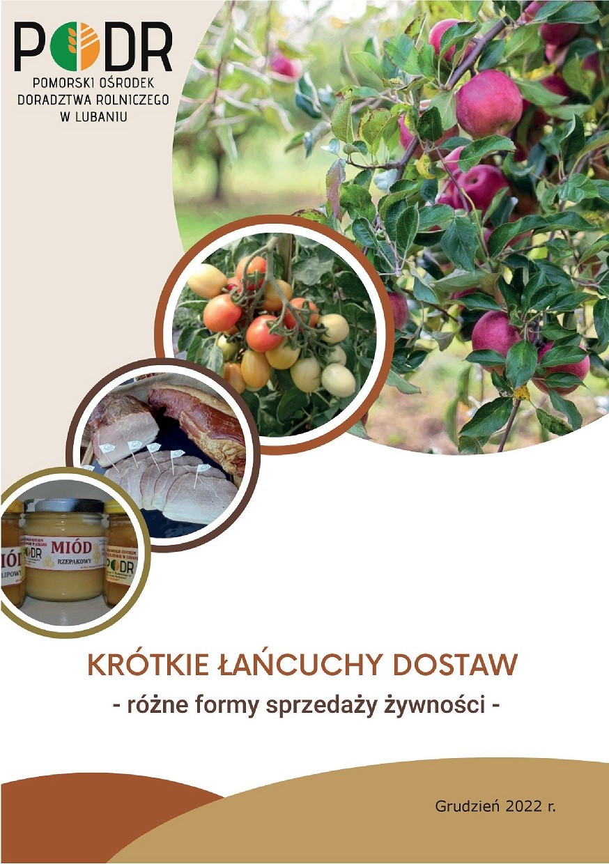 Krótkie łańcuchy dostaw - różne formy sprzedaży żywności - okładka
