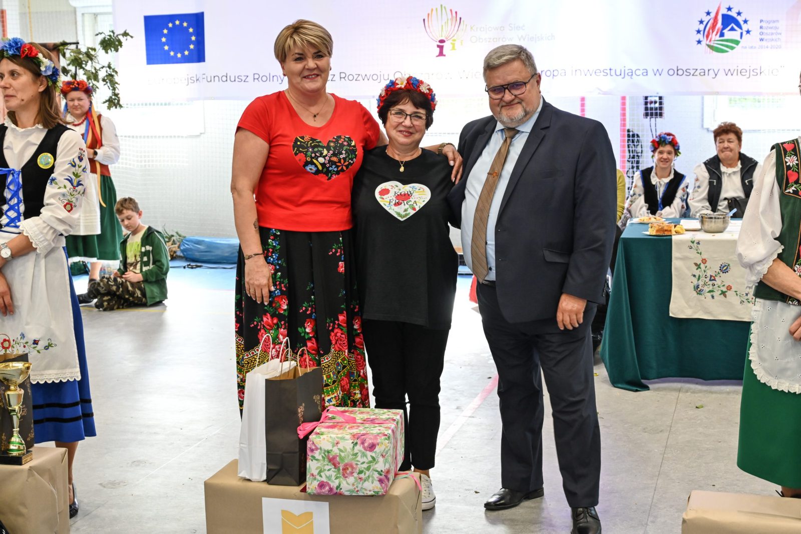 Stowarzyszenie KGW we Frący, Wójt Gminy Smętowo Graniczne i Przedstawiciel Starostwa w Starogardzie Gdańskim