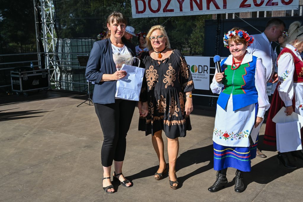 Podziękowania dla Pani Eweliny Szyc Kierownika Działu Rozwoju Obszarów Wiejskich PODR w Lubaniu