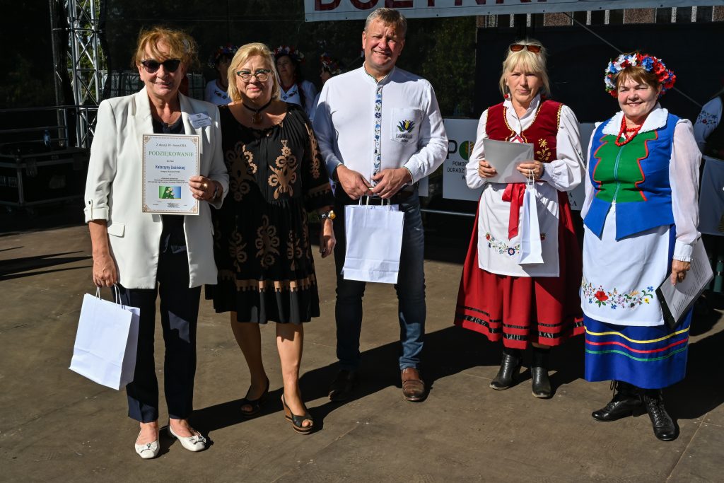 Podziękowania dla Pani Katarzyny Jasińskiej Zastępcy Dyrektowa PODR w Lubaniu
