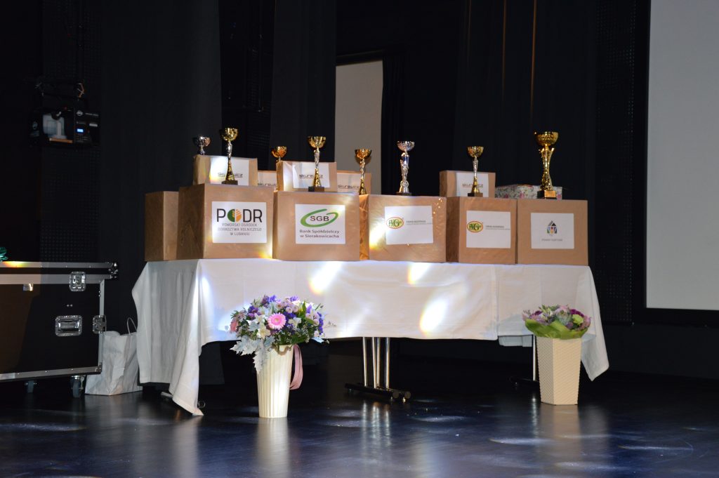 Prezentacja nagród dla laureatów turnieju