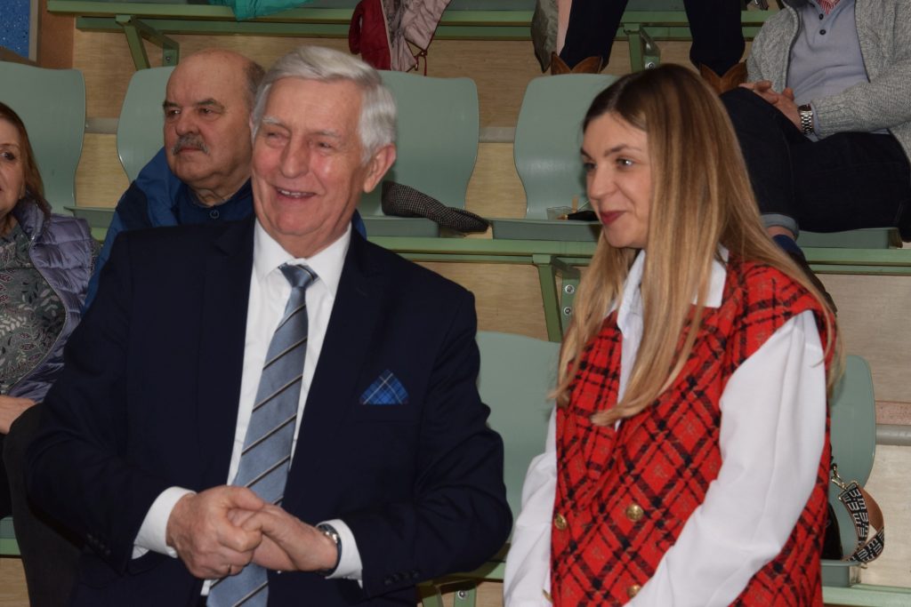 Zdzisław Kołodziejski Członek Zarządu Powiatu Słupskiego i Karolina Wróbel - Zastępca Dyrektora PODR w Lubaniu